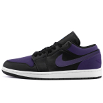 Jordan Air Jordan 1 Kerged madalad Vintage Korvpallijalatsid Unisex Lilla Must 553558-132(Team975-) 36