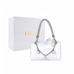 DIOR kott [Kohandatud kosmeetikakott] Xueling Xinglan Pol&uuml;esterkiud metallist ripats, ni&scaron;&scaron; k&otilde;rgekvaliteediline tunne, t&uuml;drukulik moeeseme, suvine dopamiiniline kirjanduslik kuld