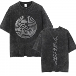 Aphex-Vintage Kahekordselt Pestaud T-s&auml;rk Meestele ja Naistele, Suur Suurus Vabaaja L&uuml;hikeste Varrukatega T-s&auml;rk, Kvaliteetne Puuvillane Retro T-s&auml;rk XL