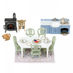 Sylvanian Families M&ouml;&ouml;bel Veekogu Punase Katusega Maja Elegantne S&ouml;&ouml;gitoa ST Mark Sertifitseeritud Vanuses M&auml;nguasi Nukumaja Sylvanian Families Epoch EPOCH [S&auml;delev
