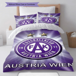 FK Austria Wien Voodipesu Tekikomplekt Tekikate Padjap&uuml;&uuml;r Kodukaunistus S&uuml;nnip&auml;evakingitus (1 * tekikott + 2 * padjap&uuml;&uuml;ri, ilma s&uuml;damikuta) 135x200cm