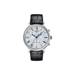 Tissot Carson Seeria Kvarts Kronograaf Kuup&auml;evan&auml;idik Rooma Numbrid K&auml;ekell Meeste kellad H&otilde;bedane T122.417.16.033.00 Regular Watch Box
