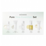 mixsoon Pure Glow Essential Set Oapuhastus&otilde;li Centella Vahttoonik Oaoesents ja Oakreem Korea Nahahooldus Reisiset
