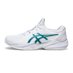 ASICS Court FF 3 Tennisejalatsid Meeste Valge/Roheline 1041A574-100 43.5