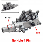 Auto alumiiniumist termostaadi korpus veetoru jahutusvedeliku v&auml;ljalaskeava 8200561434 8200158269 Renault Megane Clio Laguna Scenic Wind Kangoo jaoks No Hole-4 Pins