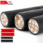 Jushan 4-sooniline 10 mm&sup2; PVC leegipidav toitekaabel