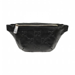 Gucci v&ouml;&ouml;kotid Presbyopia Logo reljeefne nahast &otilde;la crossbody kott rinna kotid v&ouml;&ouml;kotid mehed ja naised sama 90cm p&otilde;hipakett (kott + tolmukott) must