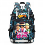 M&auml;ng Stumble Guys Collision Party &Uuml;rituse &Uuml;mbert&ouml;&ouml;deldud &Otilde;pilase Koolikott Camo Kott Spordikott Seljakott one size