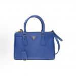 [Kasutatud] Galleria Saffiano Nahast &Otilde;la-Crossbody Kott Keskmine S&uuml;gav Lilla-Sinine - V&auml;ga Hea #1UX1074 ONE SIZE