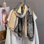 Uus talver&auml;tt sallid &uuml;mbrisdisain ka&scaron;miir sall naistele soe mood pashmina naiste pont&scaron;o kaelar&auml;t Echarpe bandana 65x190cm