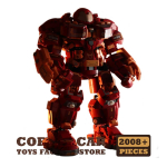 Super Mecha Robot MOC Tellised Tegevuskujud M&auml;nguasjad Soomus S&otilde;dalane Mehaaniline Kangelane Ehitusplokid 3D Mudel T&auml;iskasvanud Poiss Lapsed Kingitused