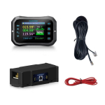 Praktiline-KM140F Wifi Coulomb-meeter 400A Volt-ampermeeter V&otilde;imsus RV aku mahutavuse tester Monito K&otilde;igi akude jaoks black