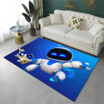 M&auml;ng A-Astro Bot Multikakujuline Robot Libisemiskindel Vaip elutuppa, magamistuppa, m&auml;ngutuppa, pehme vaipp&otilde;randamatt kodukaunistusvaip laste tuppa 120x160cm