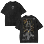 Hollow Knight M&auml;ng Vintage T-s&auml;rk Unisex Raskekaaluline Puuvillane T-s&auml;rk S