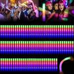 100 tk LED helendavad pulgad hulgim&uuml;&uuml;k V&auml;rvilised RGB helendavad vahtpulgad Cheer Tube Tume Valgus J&otilde;uludeks S&uuml;nnip&auml;evaks Pulmapeoks mitmev&auml;rviline