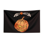 3x5 jalga Halloweeni raskerockb&auml;ndi lipp Pol&uuml;ester Digitr&uuml;kiga b&auml;nner Magamistoa seina kunstiks V&auml;litingimustes seinavaiba kaunistus 150x100cm(60x40in)