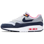 Nike Air Max 1 Pure Platinum Midnight Navy Racer Pink Naiste 319986-116 37.5 gray