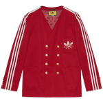 GUCCI X Adidas Pol&uuml;ester Formaalne Jakk 707683-ZAKQN-6429 44 punane