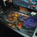 Elden Ring Hiirepadi Suur M&auml;ngulaud Padja Libisemiskindel S&uuml;learvuti Tahvel Suur Hiirepadi XXL Matt Mini PC M&auml;ngupadi Lukustatud servaga_XIA 40cmx90cm(15.7x35.4inch)