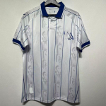 Meeste Retro Sheffield Wednesday 25-26 V&otilde;&otilde;rsil&uuml;lijooksuga Jalgpallis&auml;rk Bambuskiust Spordis&auml;rk Medium valge
