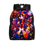 Jax Cartoon Digitals Circus Termiline Seljakott Naistele Hingav Seljakotid Pol&uuml;ester Lahe Keskkooli Kotid Spordiks V&auml;rviline Seljakott One Size black