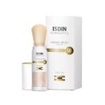 ISDIN Denshutics Mineraalne Pintsli-pealekantav P&auml;ikesekaitsepulber SPF 50 0,4 untsi Sinise Valguse Kaitse, 3,97g, 1 tk white