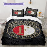 Feyenoord Kohandatava Nime Mustriga Voodipesu Tekikott Komplekt Tekikott Padjap&uuml;&uuml;r Kodu S&uuml;nnip&auml;evakingitus(1 * tekikott + 2 * padjap&uuml;&uuml;ri, ilma s&uuml;damikuta) 140x200cm