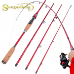 Spinning 4-osaline kaasaskantav reisi&otilde;ng meriforelli l&otilde;he p&uuml;&uuml;gitarvete jaoks 2.1M