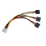 4 Pin Ide Molex 3 Serial Ata Sata toitejaoturi pikenduskaabli pistikuga