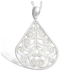 Les Tr&eacute;sors De Lily [L1292] - h&otilde;bedane ripats  Carmen  h&otilde;bedane (roodiumiga kaetud) - 26x22 mm h&otilde;be