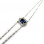 Les Tr&eacute;sors De Lily [L7208] - Bracelet Argent 'Sissi' saphir blanc sinine