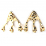 Les Tr&eacute;sors De Lily [N0956] &ndash; kuldsed  Skull  k&otilde;rvar&otilde;ngad kuld