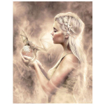 T&auml;is&uuml;mmargune teemantmaaling Inglid ja draakonid DIY Teemanttikandid T&uuml;drukute ristpistes Kodukaunistus 20X30CM