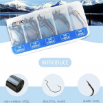 FTK 60 tk. Pehme ussiga nihkekonksud k&otilde;rge s&uuml;sinikusisaldusega terasest laia superlukuga &otilde;ngekonksud kalastustarbed must