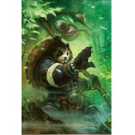 T&auml;ielik 5D Teemantmaaling Kungfu Panda Teemanttikandid Ristpistes Kodukaunistus K&auml;sitsi valmistatud kingitus 25x30cm