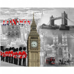 T&auml;ielik 5D Teemantmaaling Linnavaatega Mosaiik Teemanttikandid Ristpistes Kodukaunistus K&auml;sitsi valmistatud 25x30cm