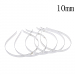 5 tk h&otilde;bedane peapael isetehtud metallist t&uuml;hi juuksepael Juukser&otilde;ngad k&auml;sit&ouml;&ouml; t&uuml;drukute peakatted 10mm