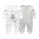 Beebipoiste riided T&uuml;drukute vasts&uuml;ndinud imikute riided Puuvillased p&uuml;ksid riided 9M kollane