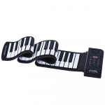 Kaasaskantav Silicon 61 klahvidega Roll Up Piano elektrooniline MIDI-klaviatuur koos sisseehitatud valjuh&auml;&auml;ldiga UK Plug