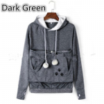 Kangaroo Pullover Lemmikloomahoidja Kampsun Pusad Kassik&otilde;rvadega Pikkade Varrukatega Mj&auml;u Jalak&auml;ija Mj&auml;u Planet Show Big Pocket Paari dressipluus XXXL