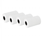 4 rulli termopaber 57x40mm/2,24x1,57 tolli valge termopaber Rullarve pilet selge 4 Rolls valge