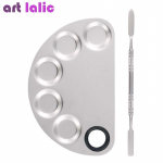 Roostevabast terasest palett + segamisvarraste ribadiagramm Lauamatt, pestav salongi manik&uuml;&uuml;r, k&uuml;&uuml;nte kunsti varustus, meigit&ouml;&ouml;riistad