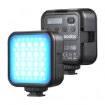Godox LITEMONS LED6R RGB LED-videovalgusti laetav minivalgusti 3200K-6500K h&auml;mardatav 13 must