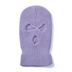 Unisex Balaclava T&auml;iskaaneline Suusa N&auml;omaski M&uuml;ts 3 auguga Talvem&uuml;ts Taktikaline Tuulekindel soonik kootud Beanie Hip Hop Talvine Soe M&uuml;ts One Size helelilla v&auml;rv