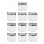 10 tk t&uuml;hjad kosmeetikapotid huulepalsami konteiner, alumiiniumist korgiga purkid 120 ml 50ml