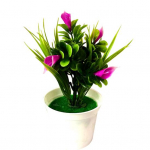 Kunstlilletaim pottides bonsaiaed Kodu laua peoruumi kaunistamine punane/lilla