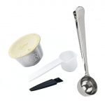 [i Cafilas][HLB24] Korduvkasutatav kohvikapslifilter Piimavahu automaatne vahustamiskapslitass Crema kohvipaksud, DIY DOLCE GUSTO MINI ME, GENIO, PICOLO jaoks 1 Capsule+1 Clip h&otilde;be