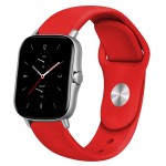 20mm/22mm silikoonrihm Amazfit GTS 3/2/2e/GTS2 Mini/GTR 42mm/47mm/GTR 3/3 Pro/2/2e spordikella k&auml;ev&otilde;ru Amazfit bip rihm jaoks 22mm Watch Band punane