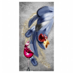 Moodne minimalistlik veiniklaasi l&otilde;uendi maalimine restorani baari kaunistus maalimine s&ouml;&ouml;gituba veinikapp seinakunsti plakat 50x100cm