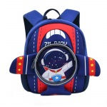 Cartoon Seljakott beebipoistele Grilid V&auml;ikesed Lapsed Koolikotid 3D Pildid Seljakotid Laste Lasteaiakott &Otilde;pilase Seljakott 27*20*10cm sinine